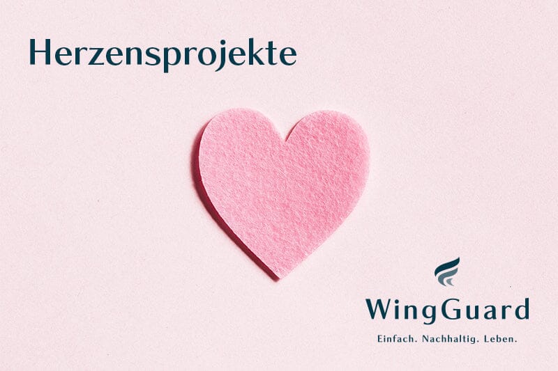 Herzensprojekte von WingGuard rund um das Thema Nachhaltigkeit