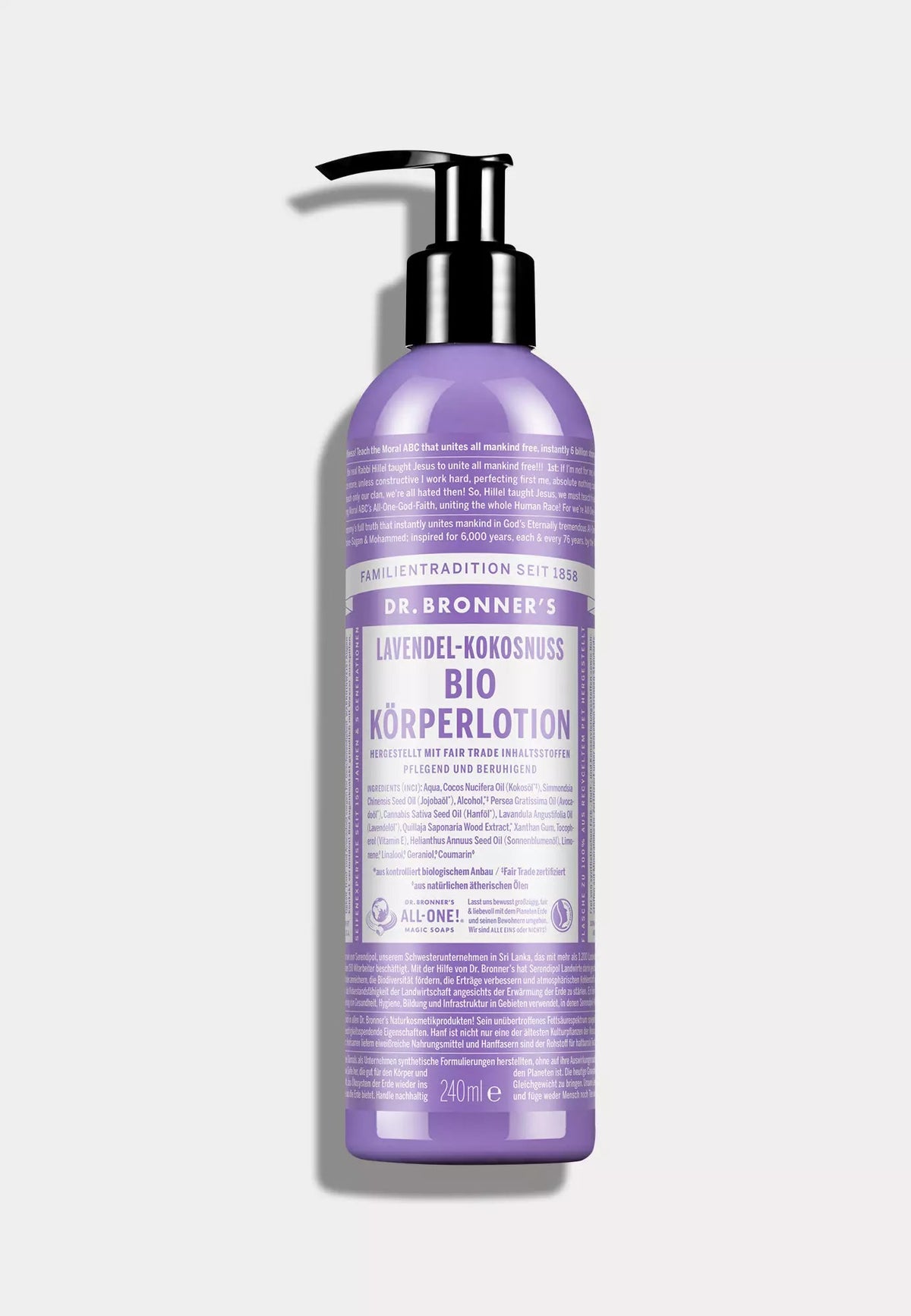 Dr. Bronners, Bio Körperlotion, Lavendel-Kokosnuss