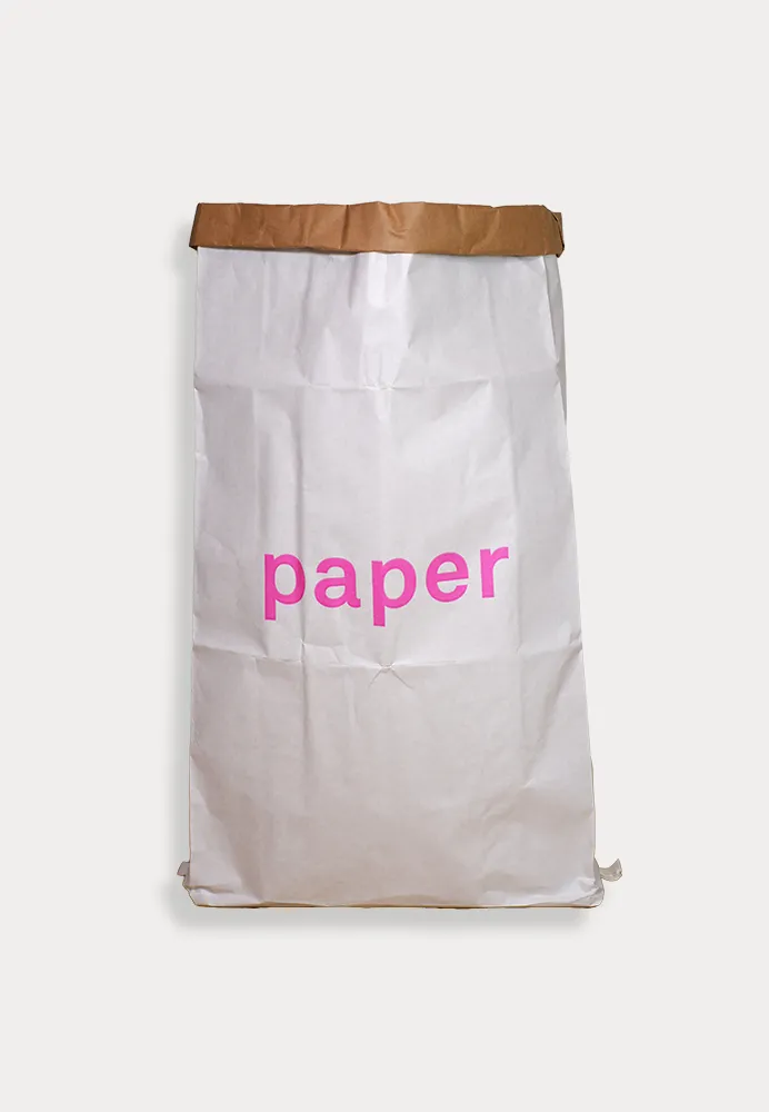 Paperbag, langlebiger Papiersack, vielfach wiederverwendbar,