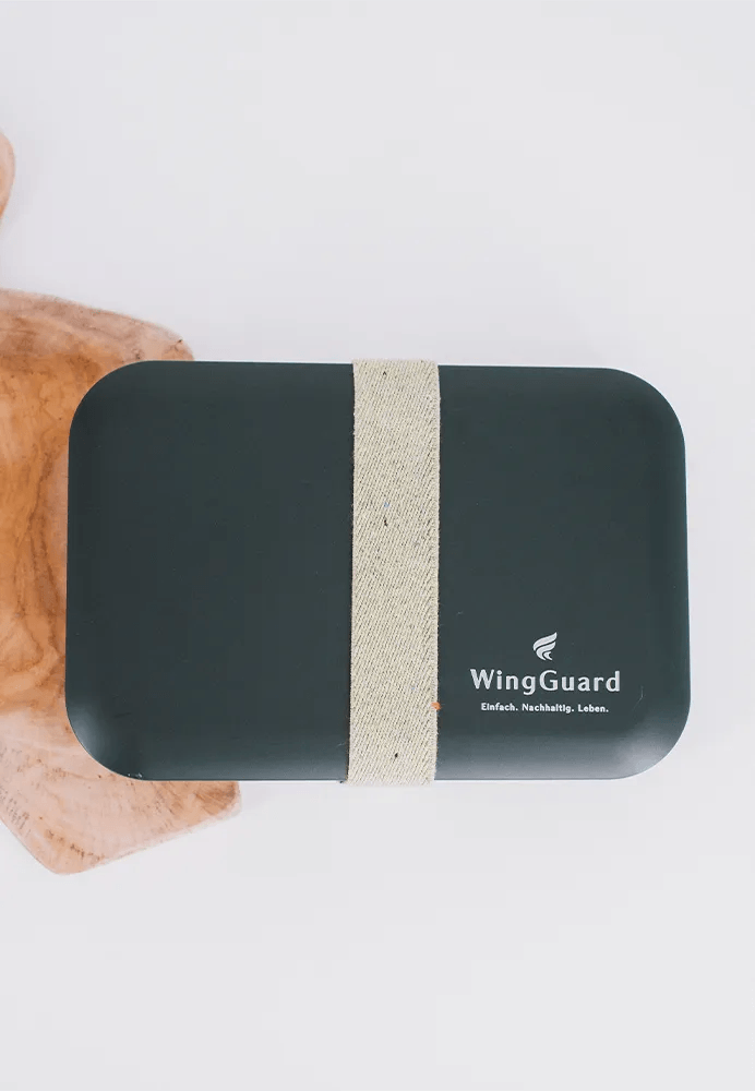 Lunchbox aus recycelten Produktionsabfällen