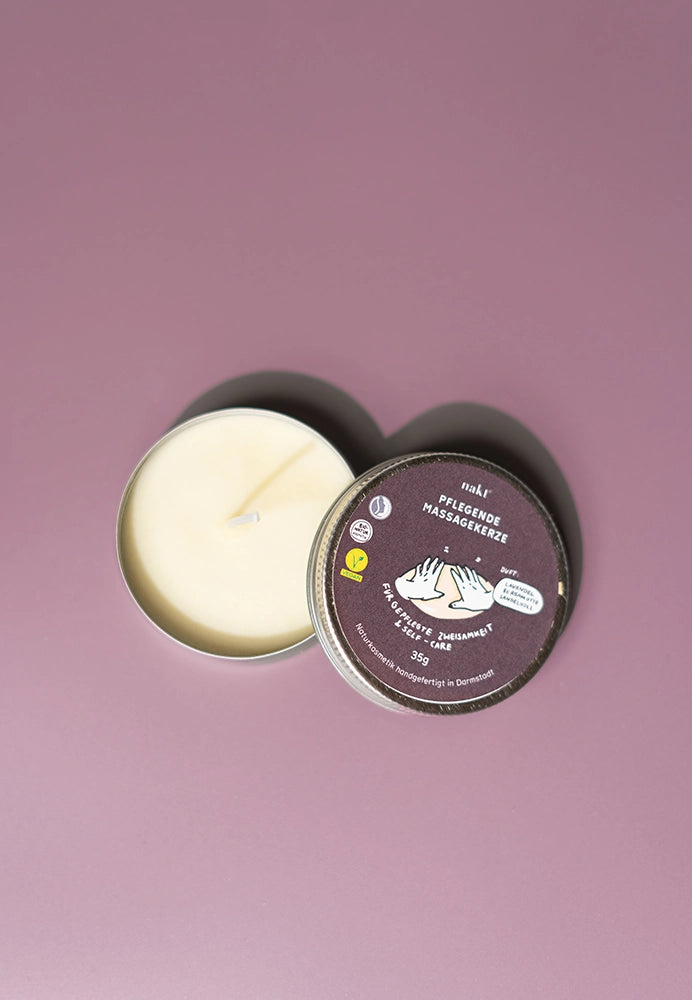 Nourishing massage candle