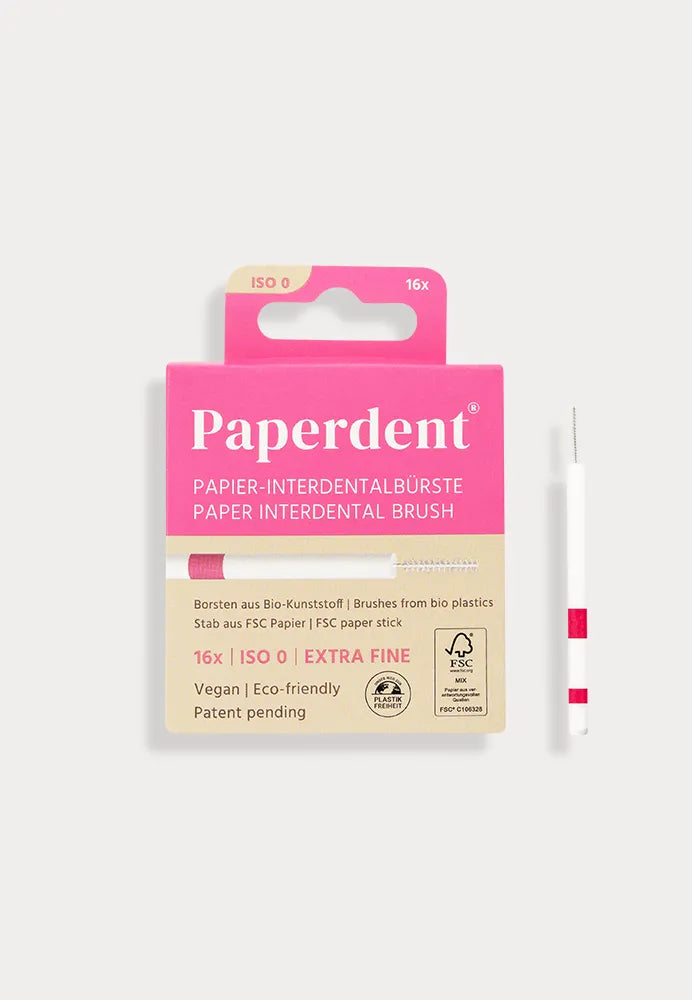 Paper interdental brush