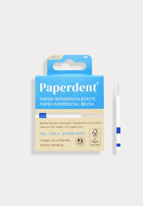 Paper interdental brush
