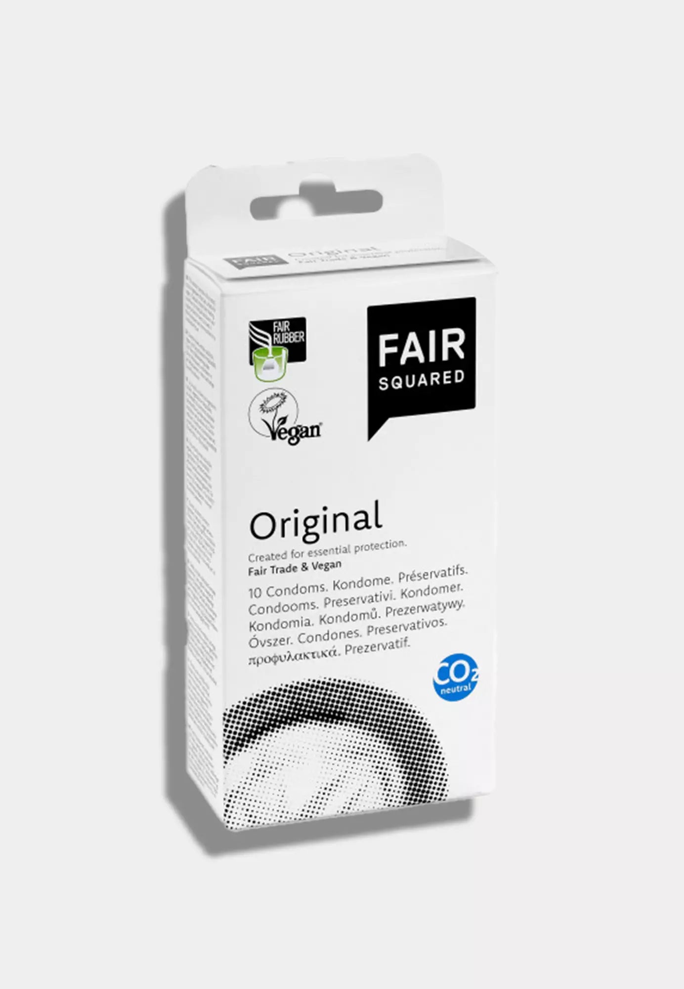 Fair Squared Original, 10 Kondome aus Naturkautschuklatex
