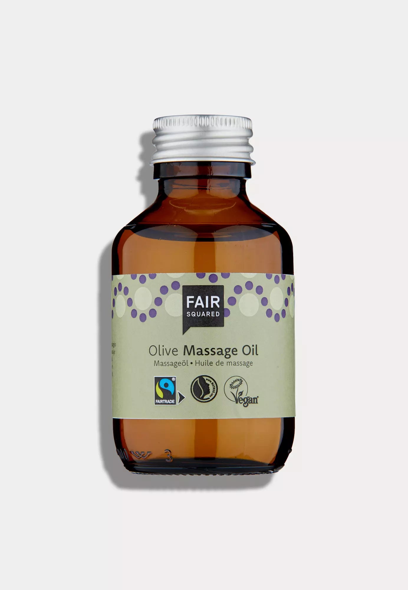 Fair Squared veganes Massageöl, mit fair gehandeltem Olivenöl