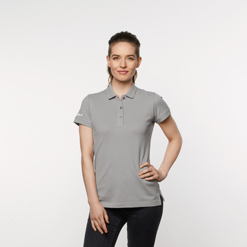 Livinguard Antibakterielles Poloshirt Frauen, grey