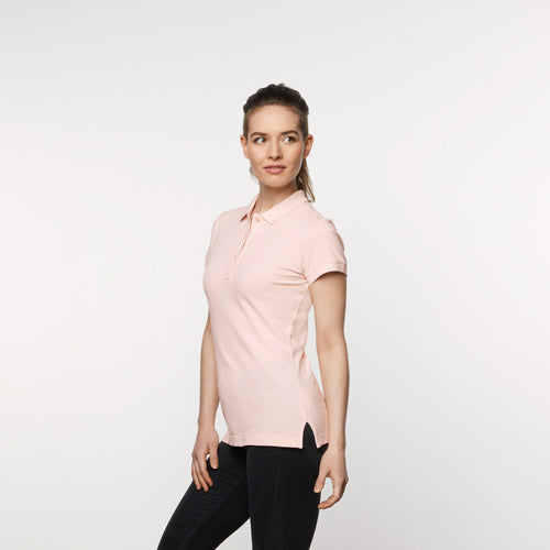 Livinguard Antibakterielles Poloshirt Frauen, pink