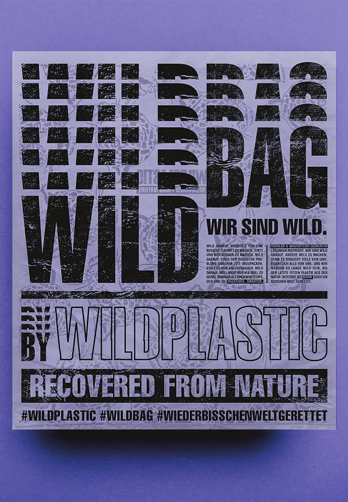 WILDBAG garbage bags 60L