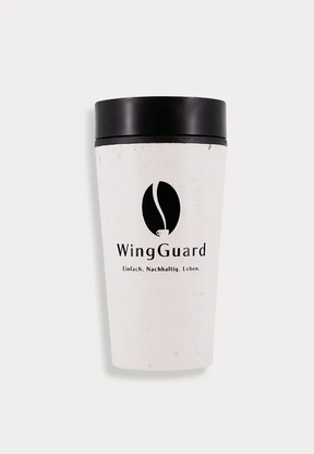 WingGuard Coffee-to-go Becher, Creme-Farbender Becher, Cosmic Black