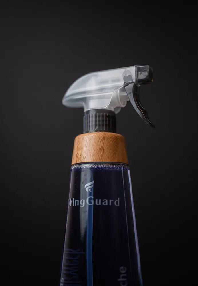 Glasflasche zum Putzen von WingGuard