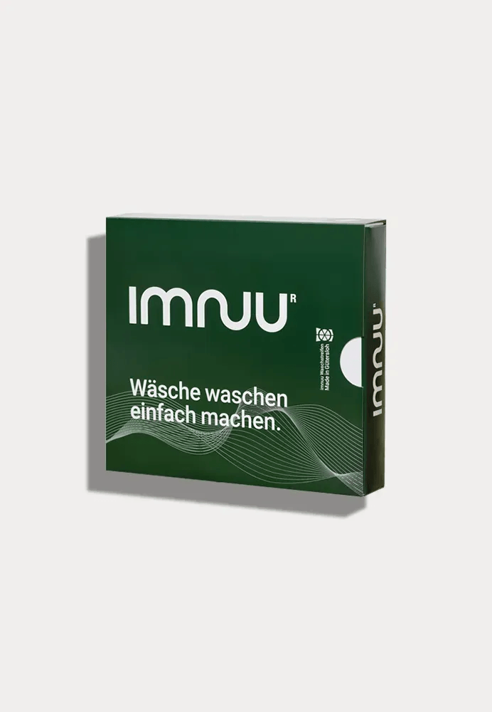 Imnuu Waschstreifen für die Waschmaschine, mikroplastikfrei, selbst auflösend, Probepaket
