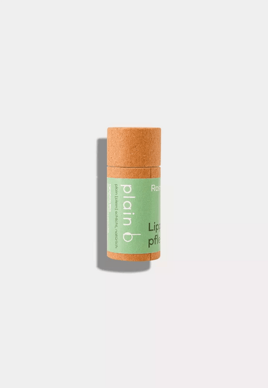 nachhaltige feste Lippenpflege von plain b, Rosmarin-Aroma, natürliches Lippenbalsam